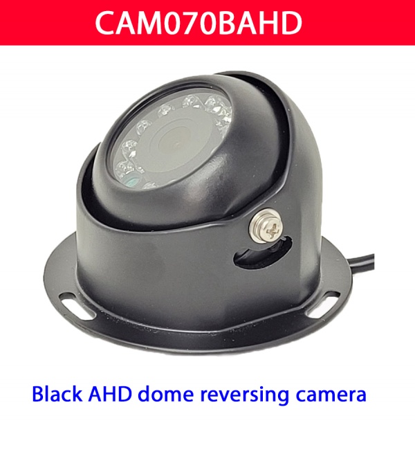 1080P Black AHD dome shaped reversing camera with night vision
